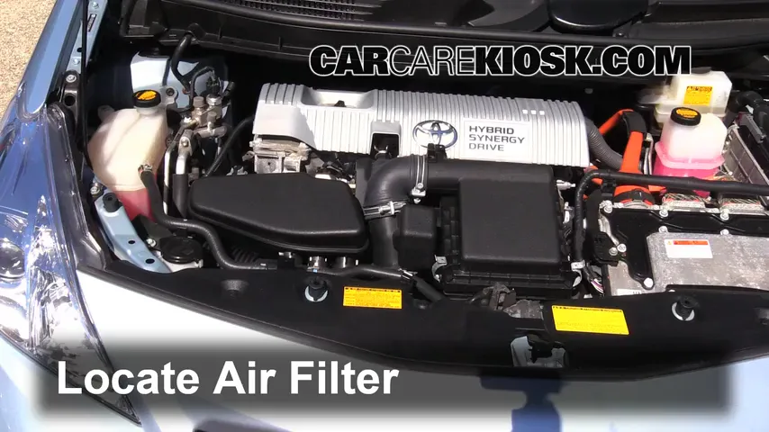 2012 Toyota Prius V 1.8L 4 Cyl. Filtro de aire (motor) Cambio